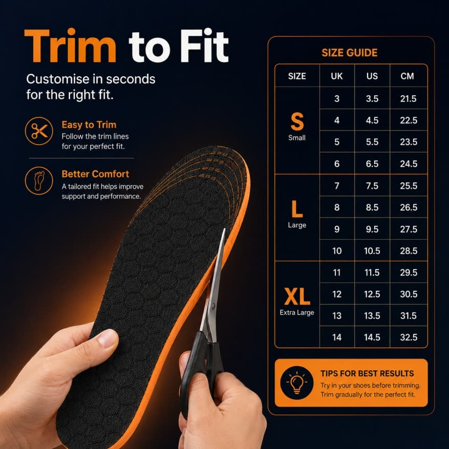 easisteps trim to fit orthopedic insoles easisteps trim to fit orthopedic insoles